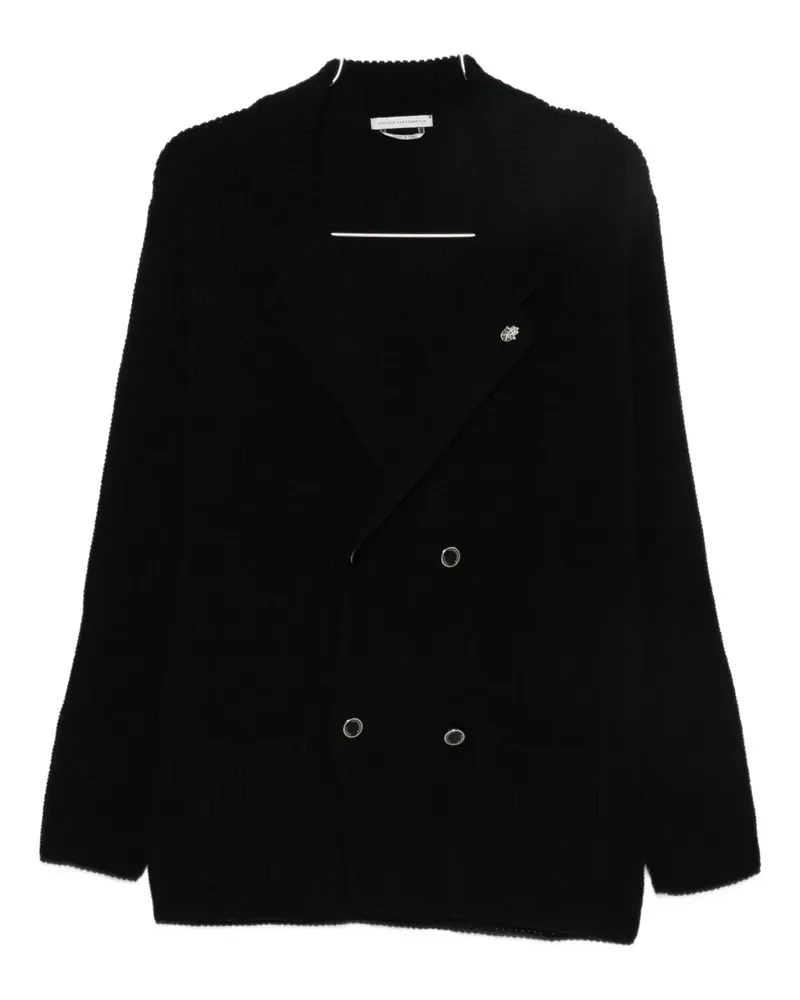 Daniele Alessandrini double-breasted cardigan - Schwarz Schwarz