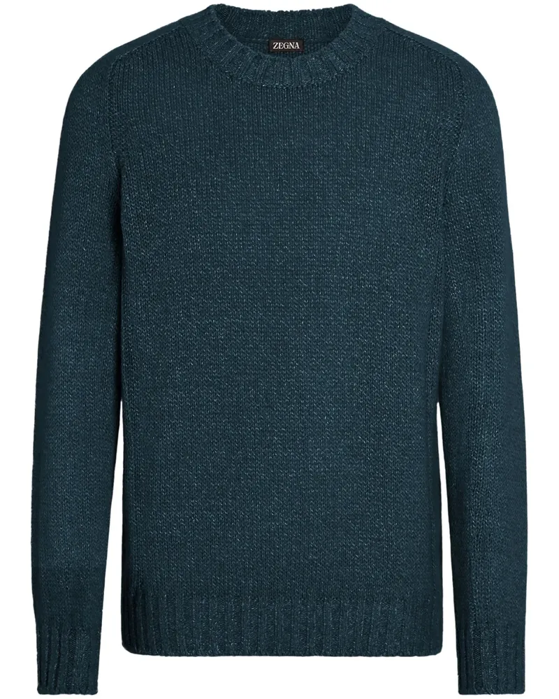Ermenegildo Zegna Pullover mit Rundhalsausschnitt - Blau Blau