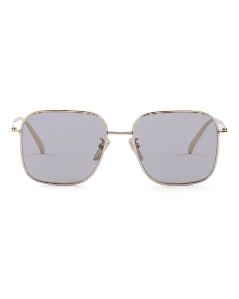Prada Sonnenbrille mit eckigem Gestell - Gold Gold