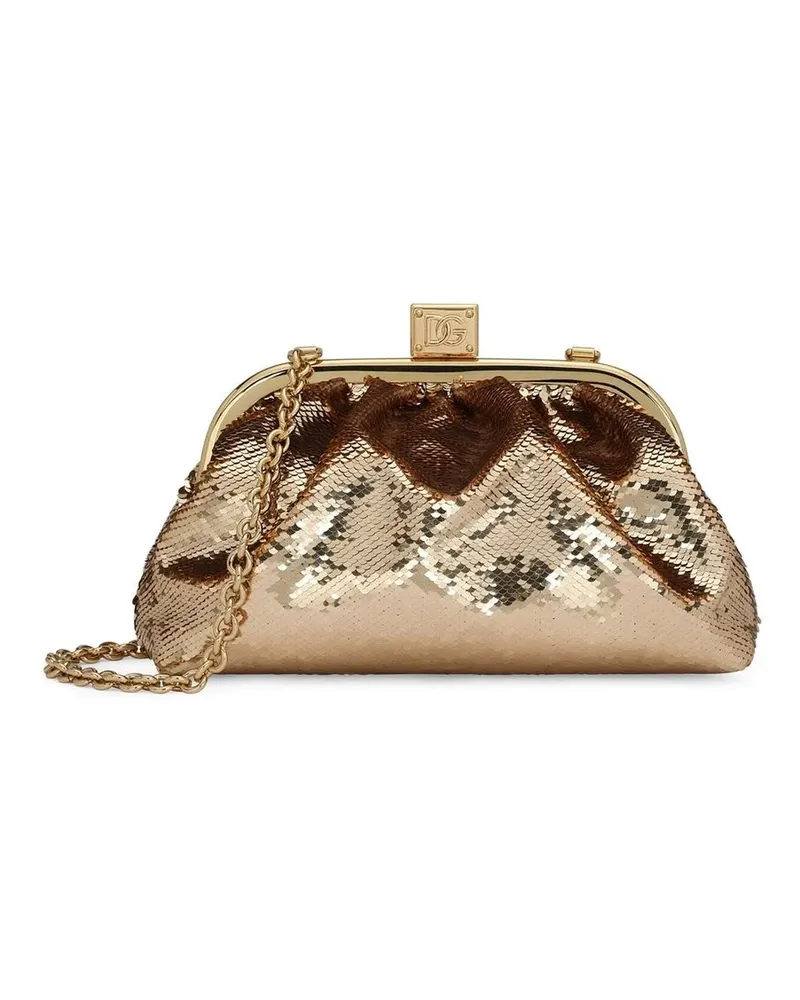 Dolce & Gabbana Verzierte Clutch - Gold Gold