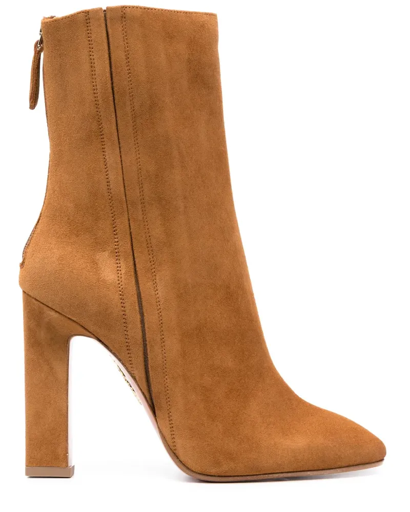 Aquazzura Joplin Stiefel 105mm - Braun Braun