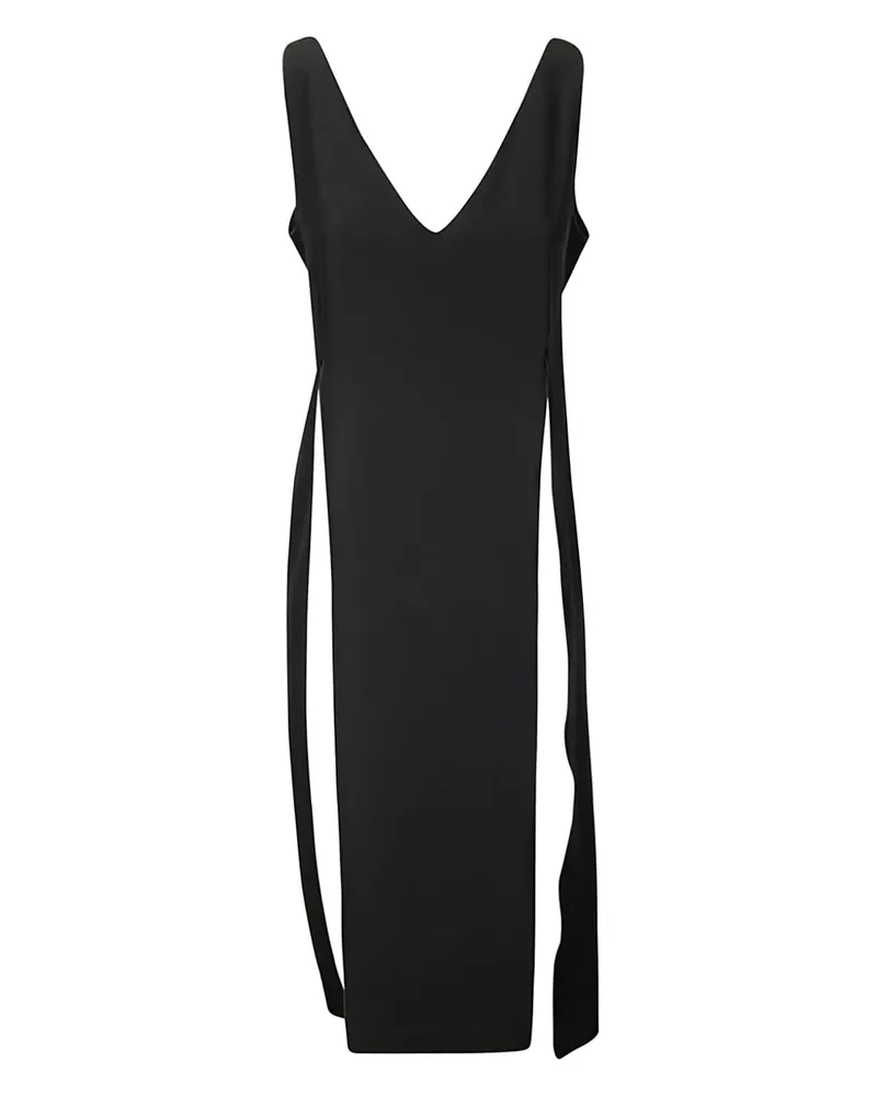 Stefano Mortari Ärmelloses Kleid - Schwarz Schwarz