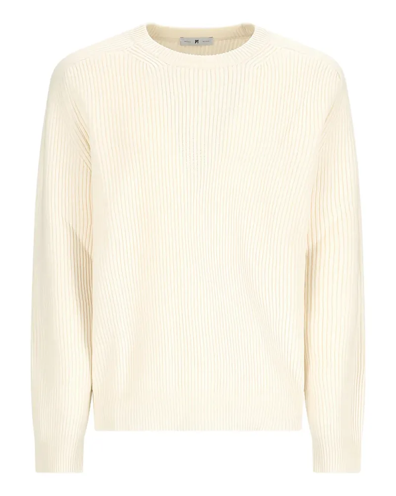 PT TORINO Gerippter Pullover - Gelb Gelb