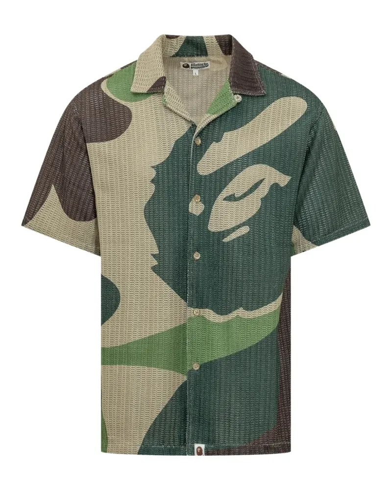 BAPE Mega ABC Camo pattern shirt - Grün Grün