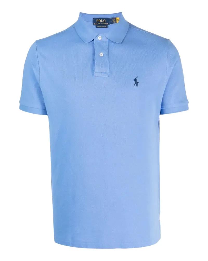 Ralph Lauren Poloshirt mit Polo Pony-Stickerei - Blau Blau