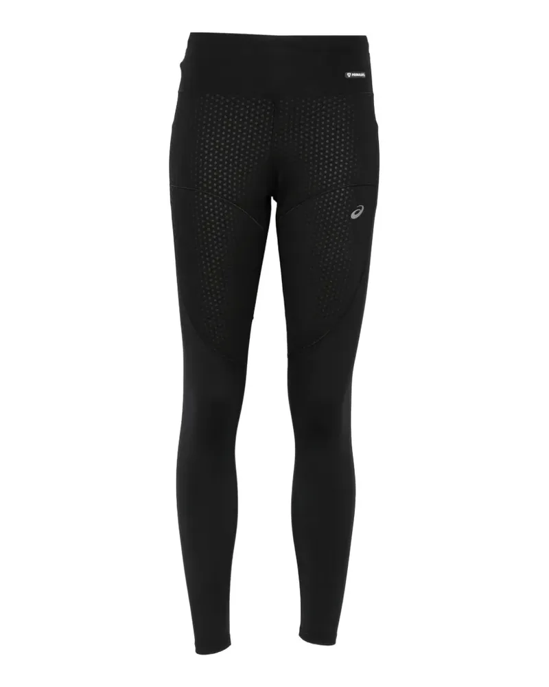 Asics Leggings mit strukturiertem Einsatz und Logo-Detail - Schwarz Schwarz
