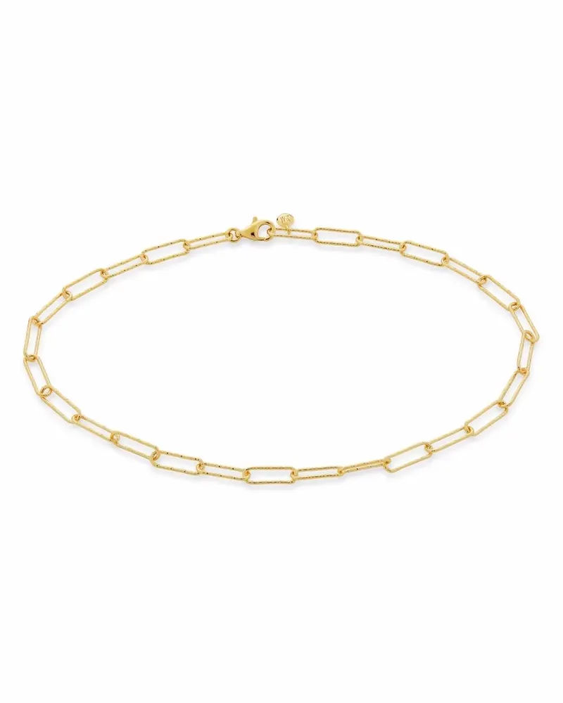 Monica Vinader Alta Fußkette - Gold Gold