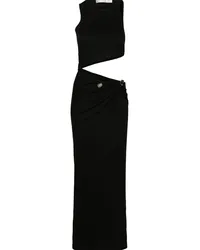 Christopher Esber Stone Scythe Maxi-Trägerkleid Schwarz