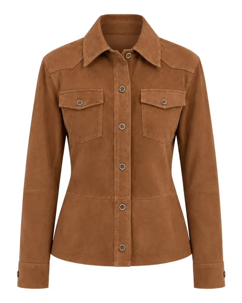 Arma Faye suede jacket - Braun Braun