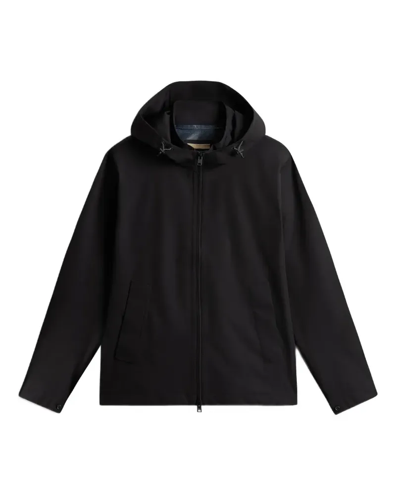 Woolrich Pacific Two Layers Kapuzenjacke - Schwarz Schwarz