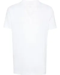 Majestic Meliertes T-Shirt Weiß