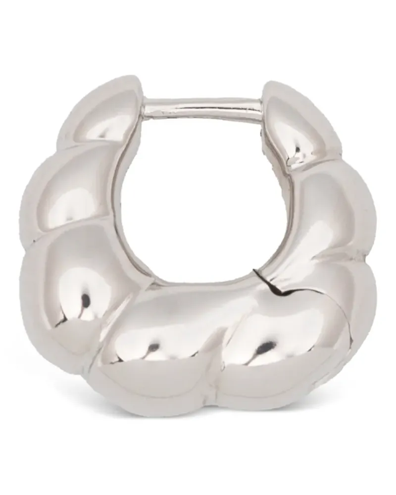 Maria Black Robe huggie earrings - Silber Silber