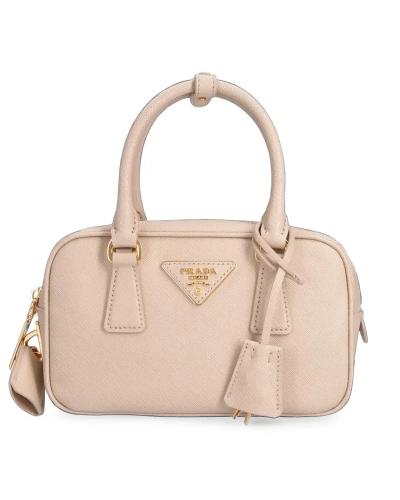 Prada Saffiano leather shoulder bag - Nude Nude