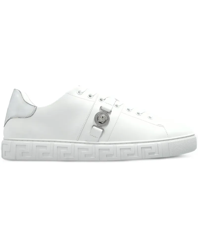 Versace Sneakers mit Logo - Weiß Weiß