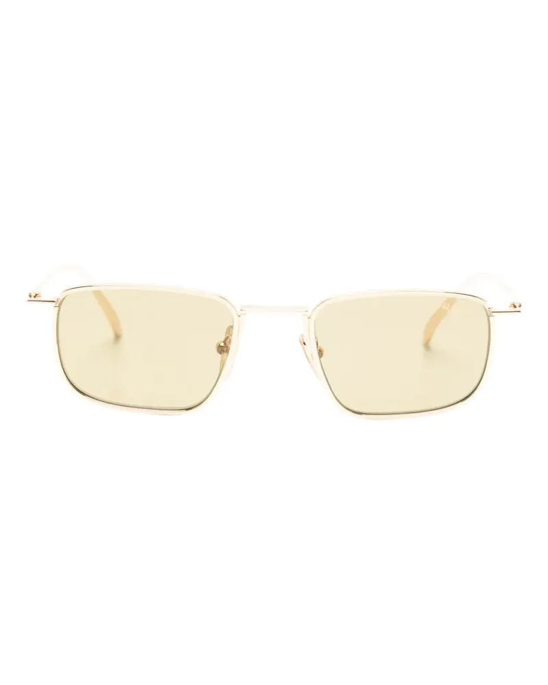 Prada Sonnenbrille mit eckigem Gestell - Gold Gold