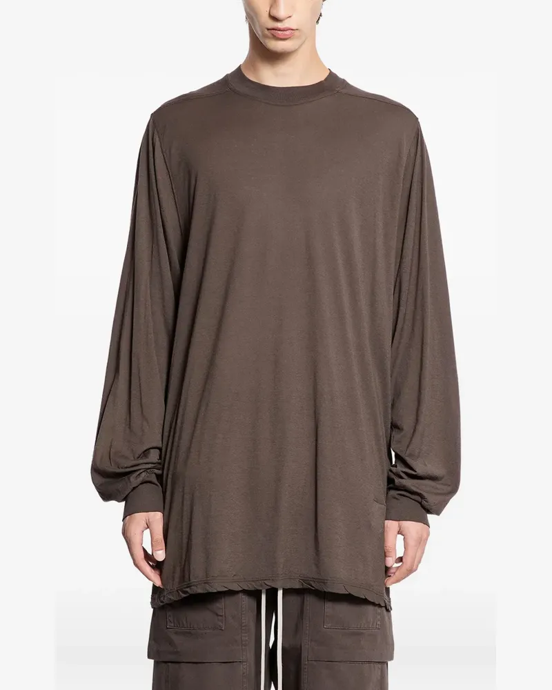 DRKSHDW by Rick Owens Jumbo Langarmshirt - Braun Braun