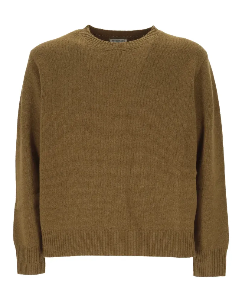 Roy Roger's Pullover mit rundem Ausschnitt - Braun Braun
