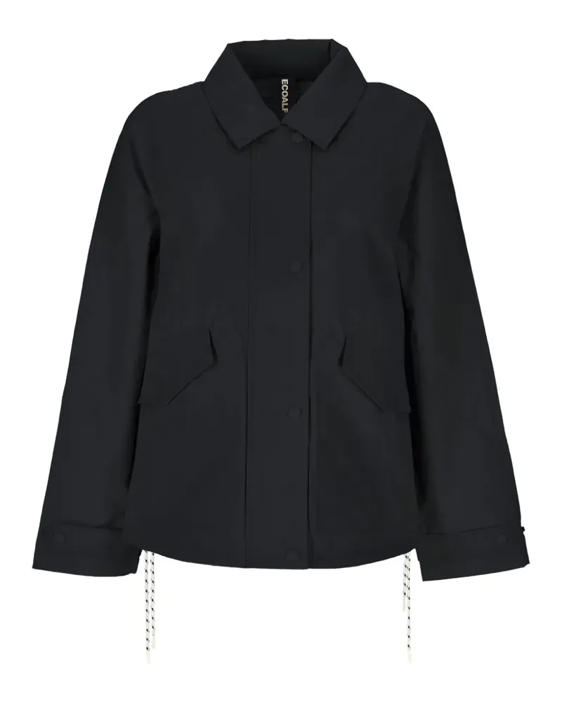 ECOALF raglan-sleeve drawstring jacket - Blau Blau