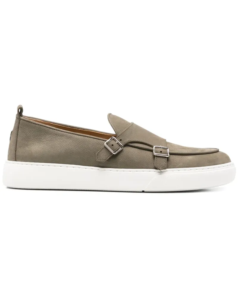Henderson Monk-Schuhe aus Nubukleder - Grün Grün