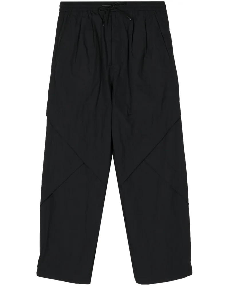 JUUN.J Gerade Hose mit Einsätzen - Schwarz Schwarz