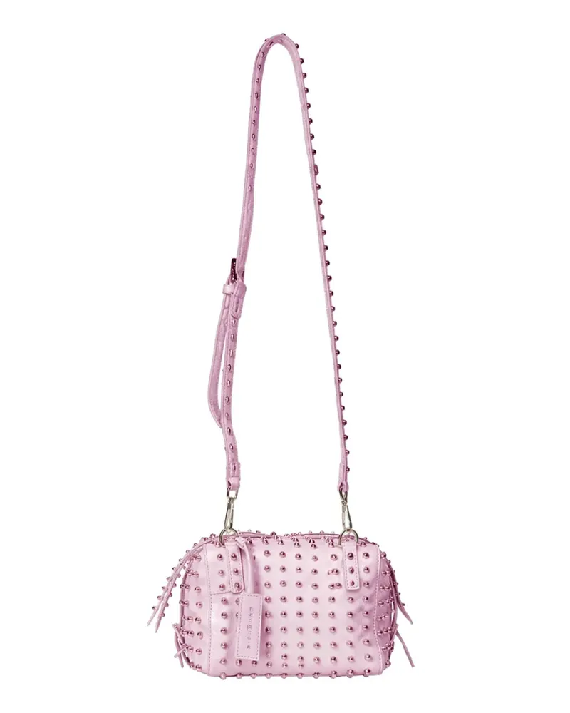 John Richmond stud-embellished cross body bag - Rosa Rosa
