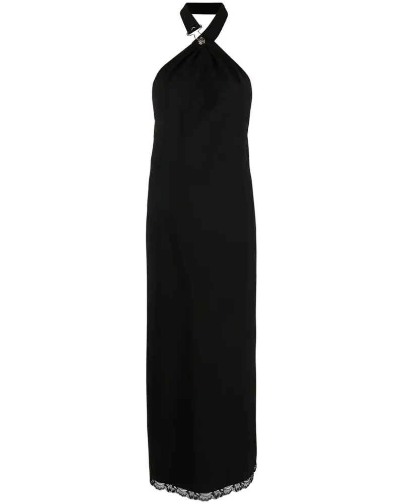 Moschino Ärmelloses Neckholder-Kleid - Schwarz Schwarz
