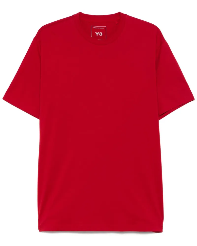 Y-3 T-Shirt mit grafischem Print - Rot Rot