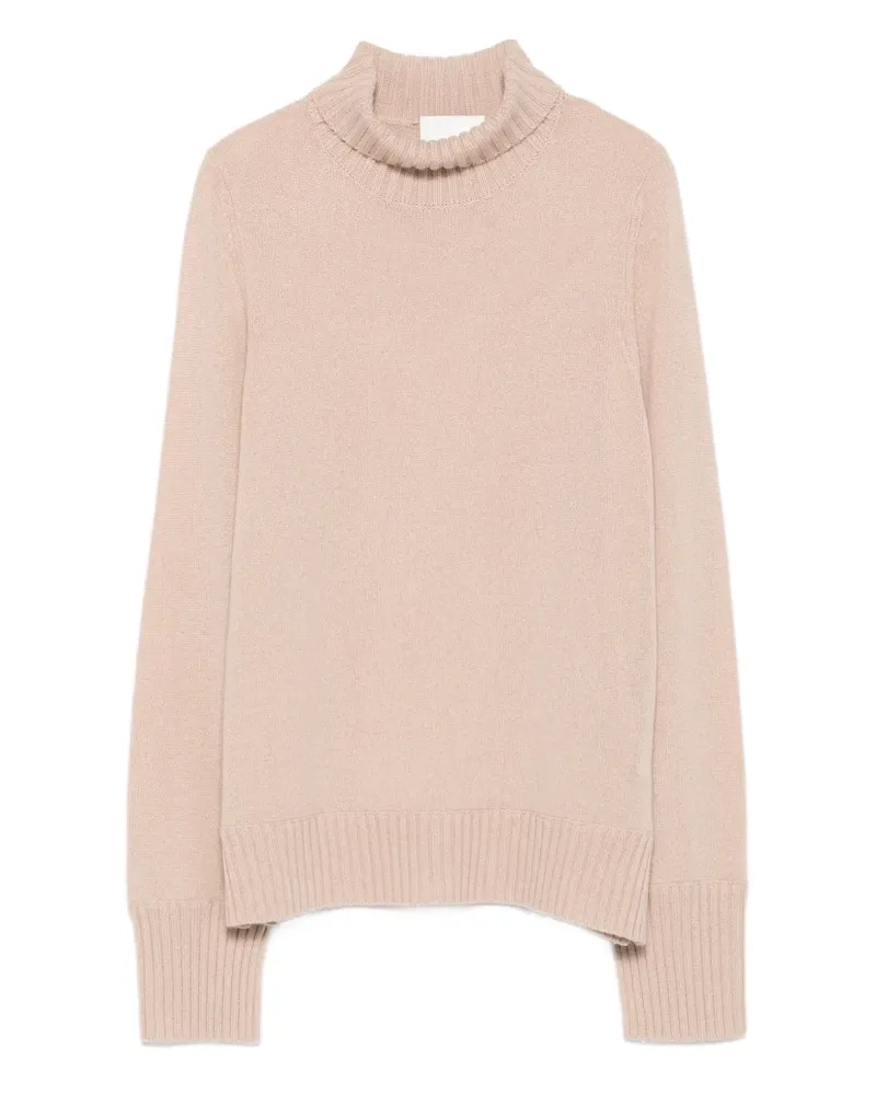 ALLUDE Rollkragenpullover aus Kaschmir - Nude Nude