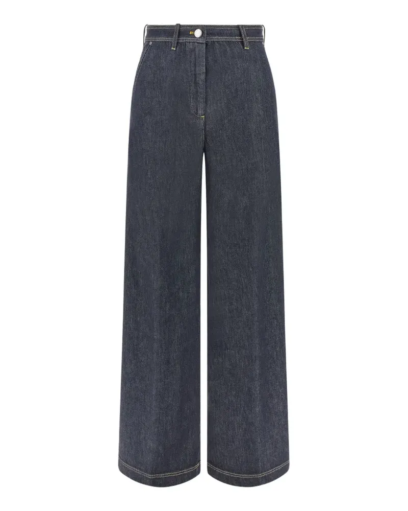 Paul & Shark Jeans mit weitem Bein - Blau Blau