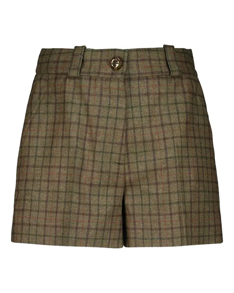 Blazé Milano Teke check-pattern shorts - Grün Grün