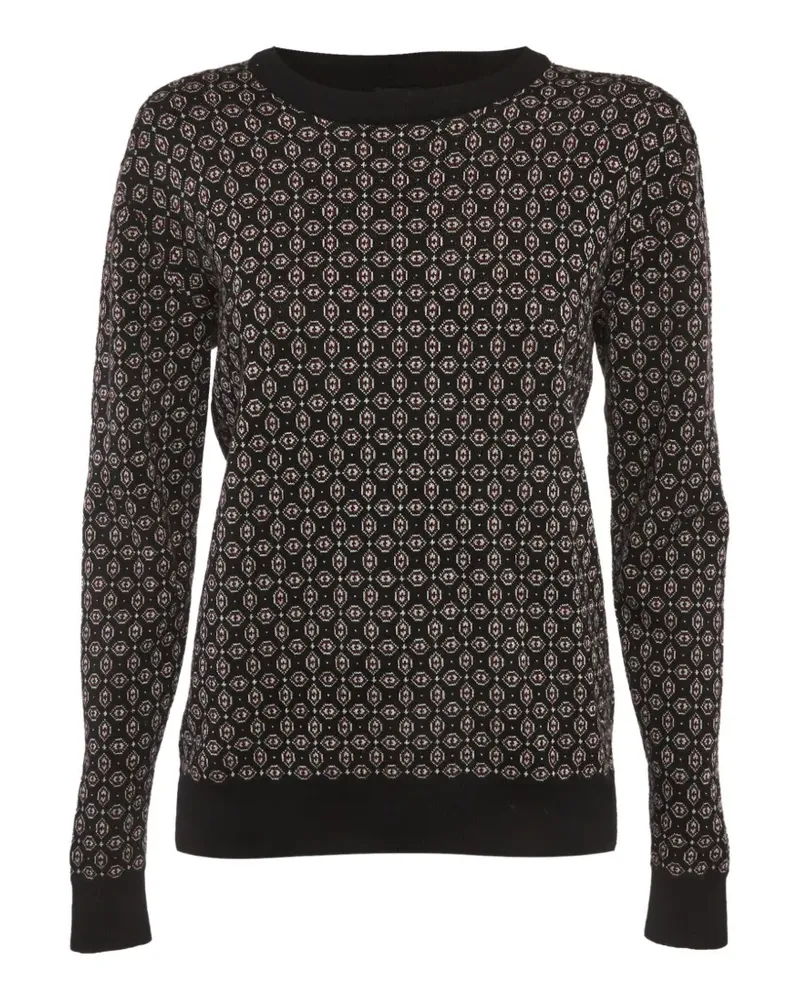 Joseph Pullover mit Jacquardmuster - Schwarz Schwarz