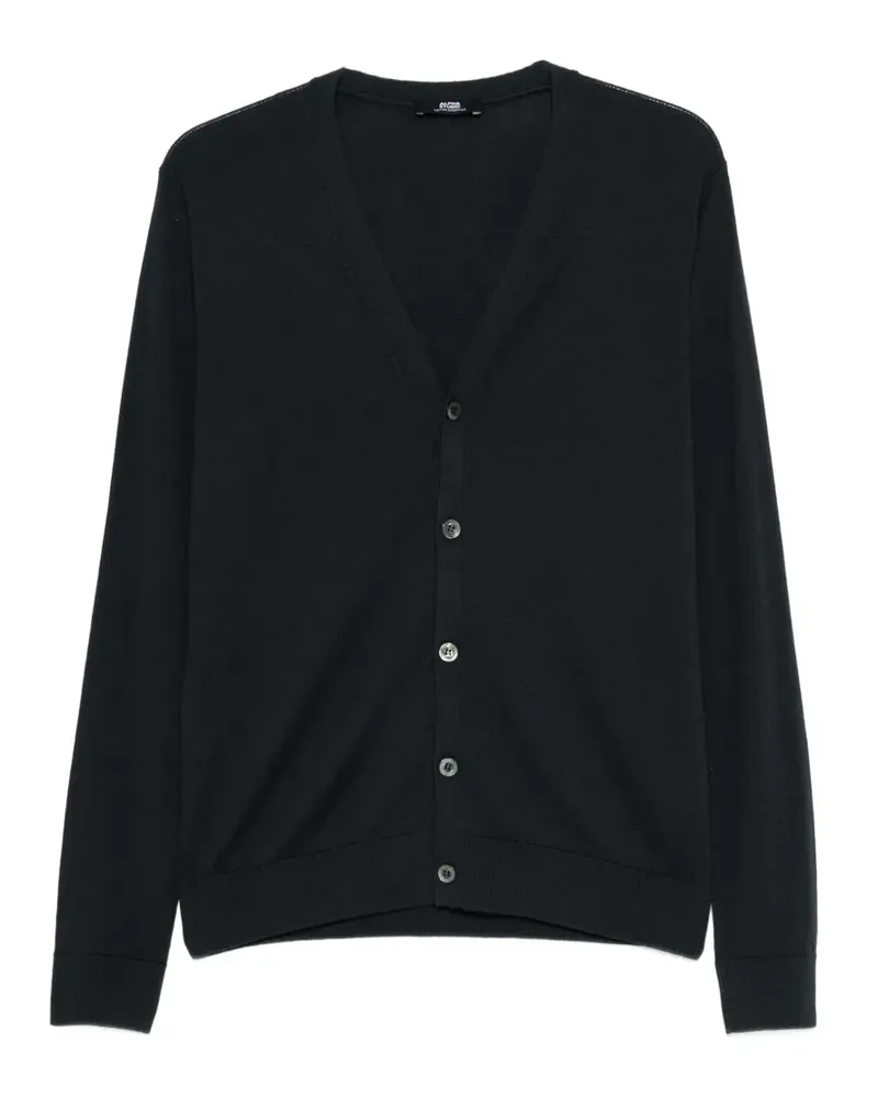 Alpha Studio V-neck buttoned cardigan - Blau Blau