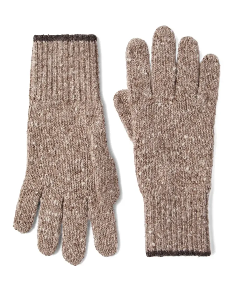 Brunello Cucinelli Handschuhe aus Kaschmir - Braun Braun