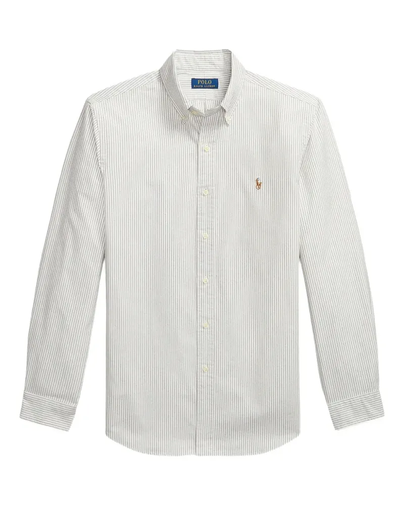 Ralph Lauren Hemd mit Logo-Stickerei - Weiß Weiß