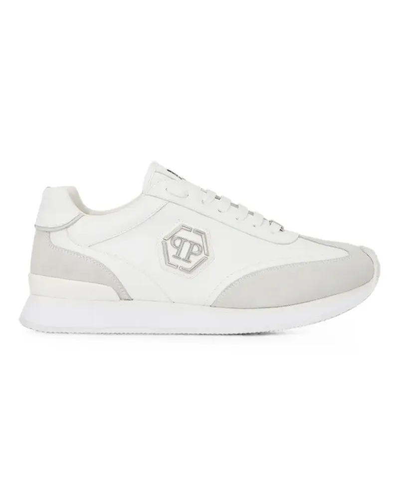 Philipp Plein Runner Hexagon Sneakers - Weiß Weiß
