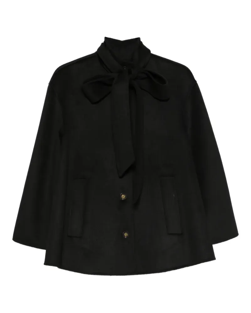 Zimmermann Einreihiger Valiant Mantel - Schwarz Schwarz