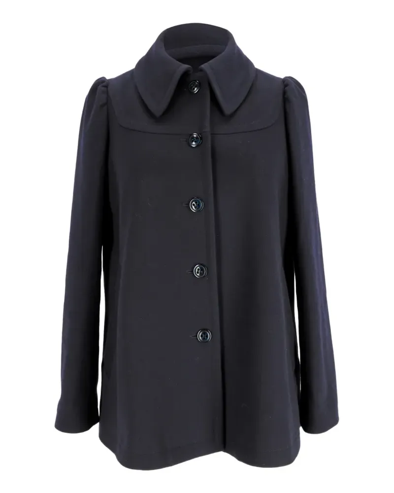 A.P.C. Marianne Mantel mit Knopfleiste - Blau Blau