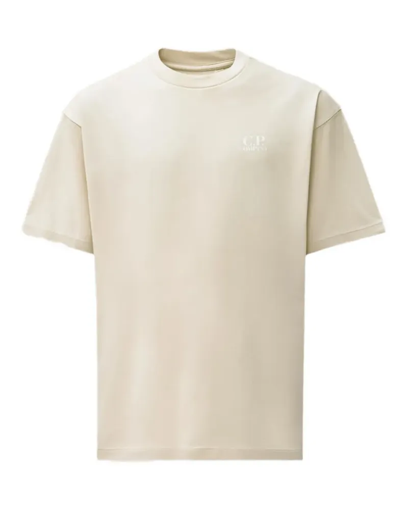 C.P. Company Kurzärmeliges 30/1 British Sailor T-Shirt aus Jersey - Nude Nude