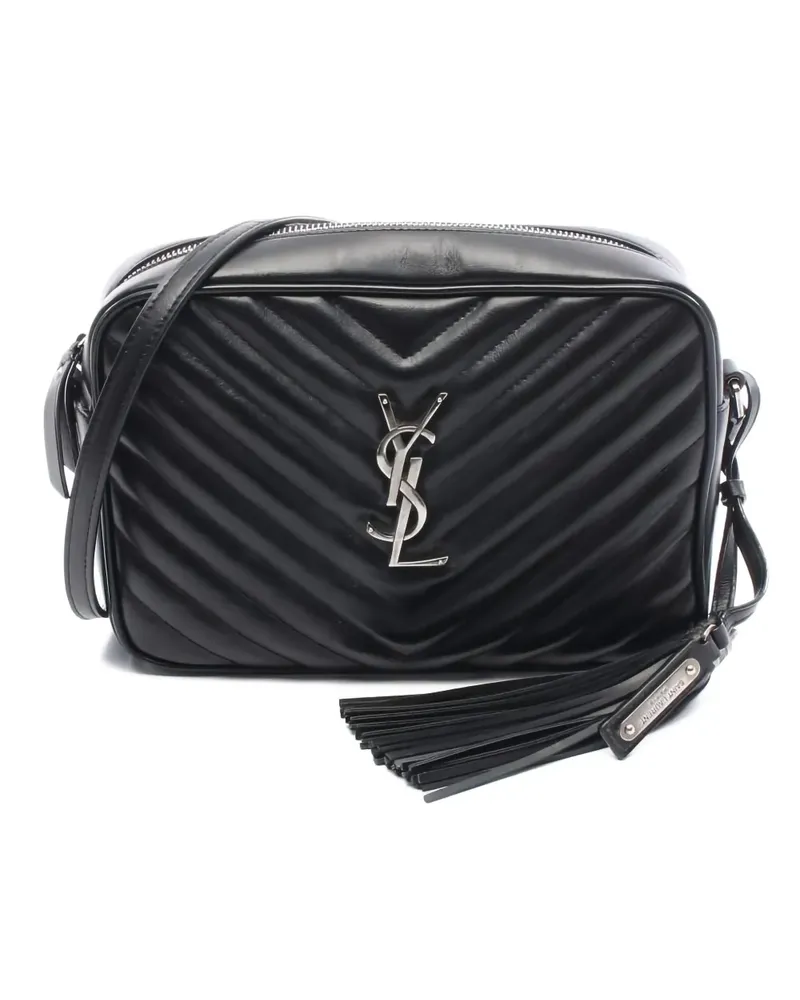 Saint Laurent 2000s Lou Rox Schultertasche mit Quaste - Schwarz Schwarz