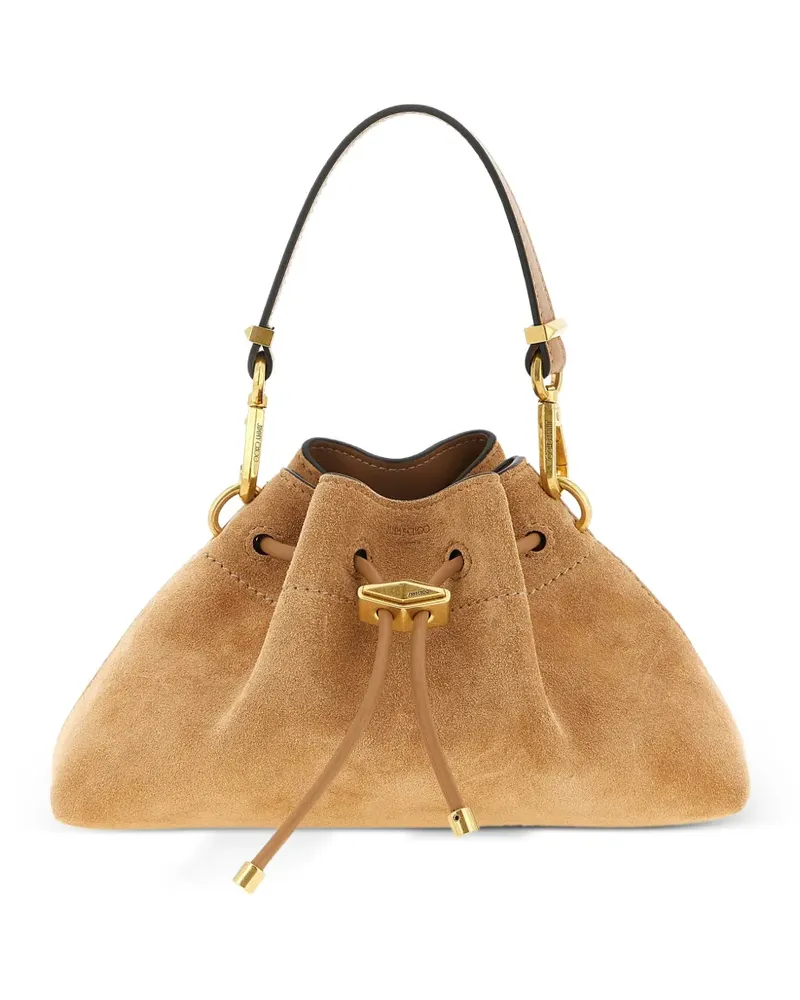 Jimmy Choo small suede shoulder bag - Braun Braun