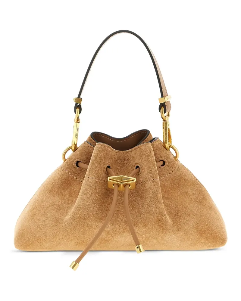 Jimmy Choo small suede shoulder bag - Braun Braun
