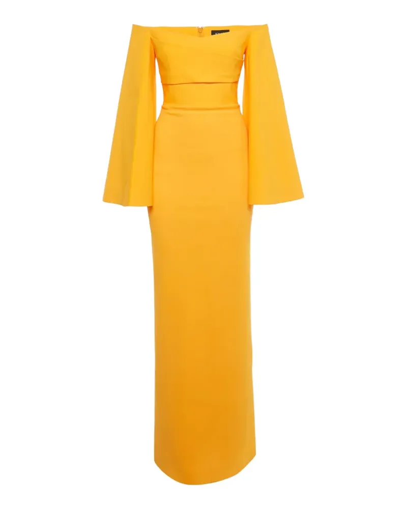 Solace London Klassisches Kleid - Orange Orange
