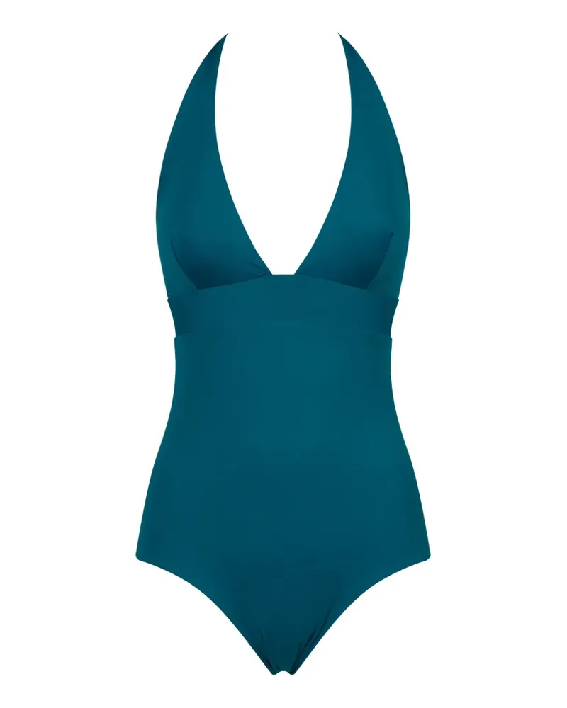 FISICO-Cristina Ferrari halterneck swimsuit - Blau Blau