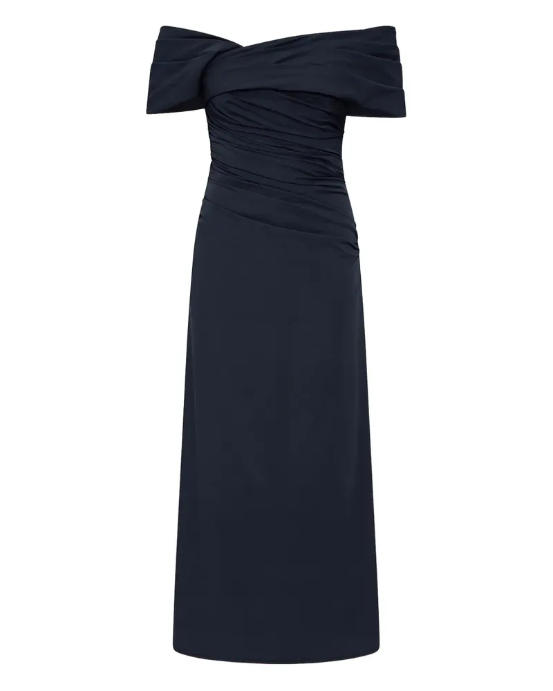 Rachel Gilbert Schulterfreies Gale Kleid - Blau Blau