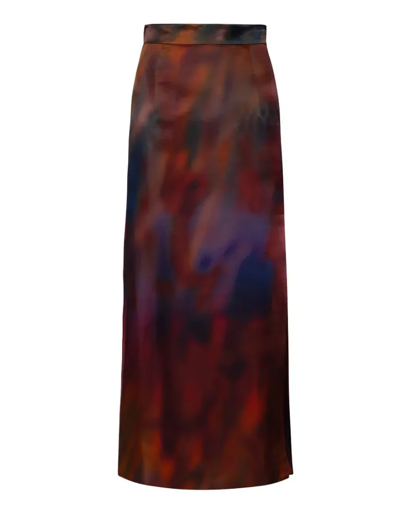 Roksanda Ilincic Irma Maxirock mit Print - Rot Rot