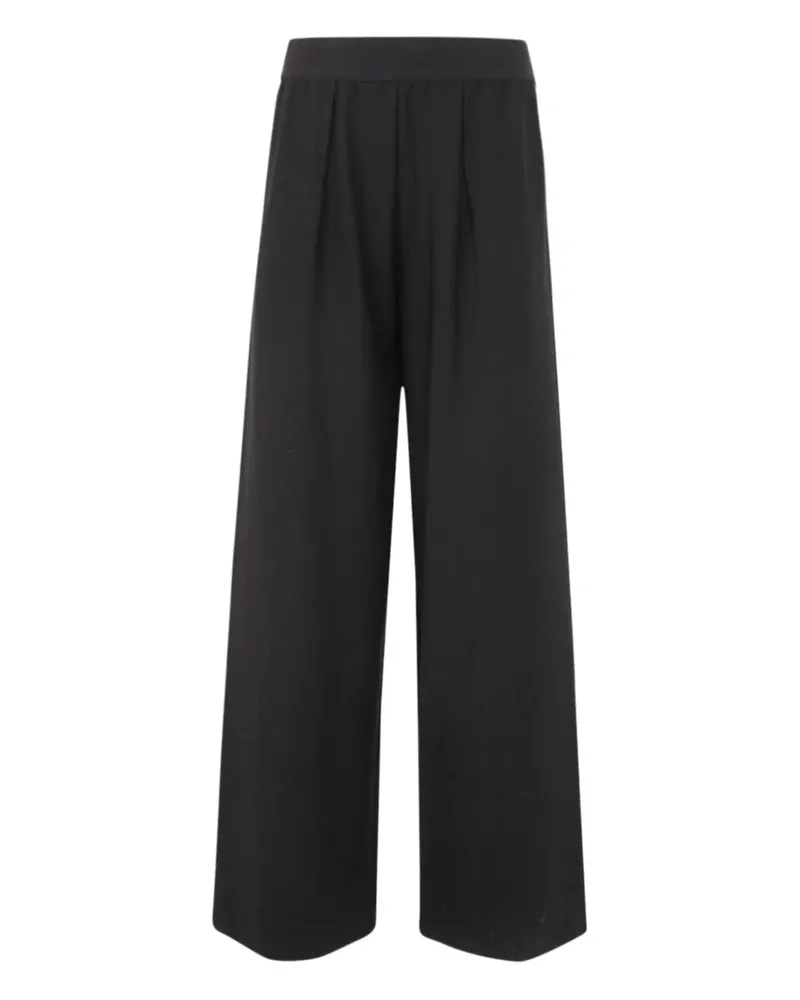 Maria Calderara pleated trousers - Schwarz Schwarz