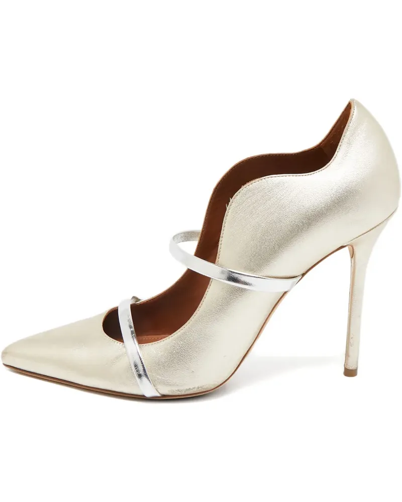 Malone Souliers Pre-owned Pumps aus Leder 110mm - Gold Gold