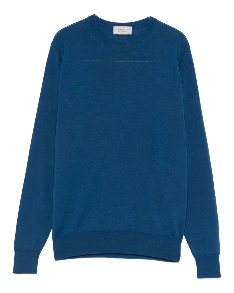 John Smedley crew-neck sweater - Blau Blau