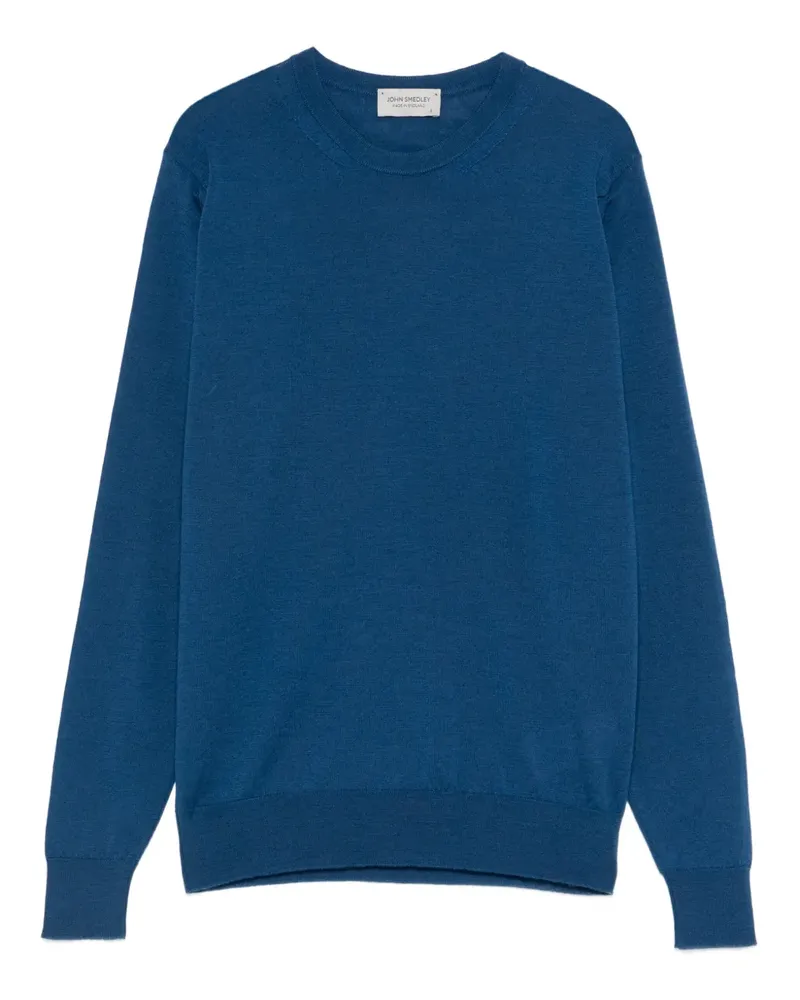 John Smedley Pullover mit Rundhalsausschnitt - Blau Blau