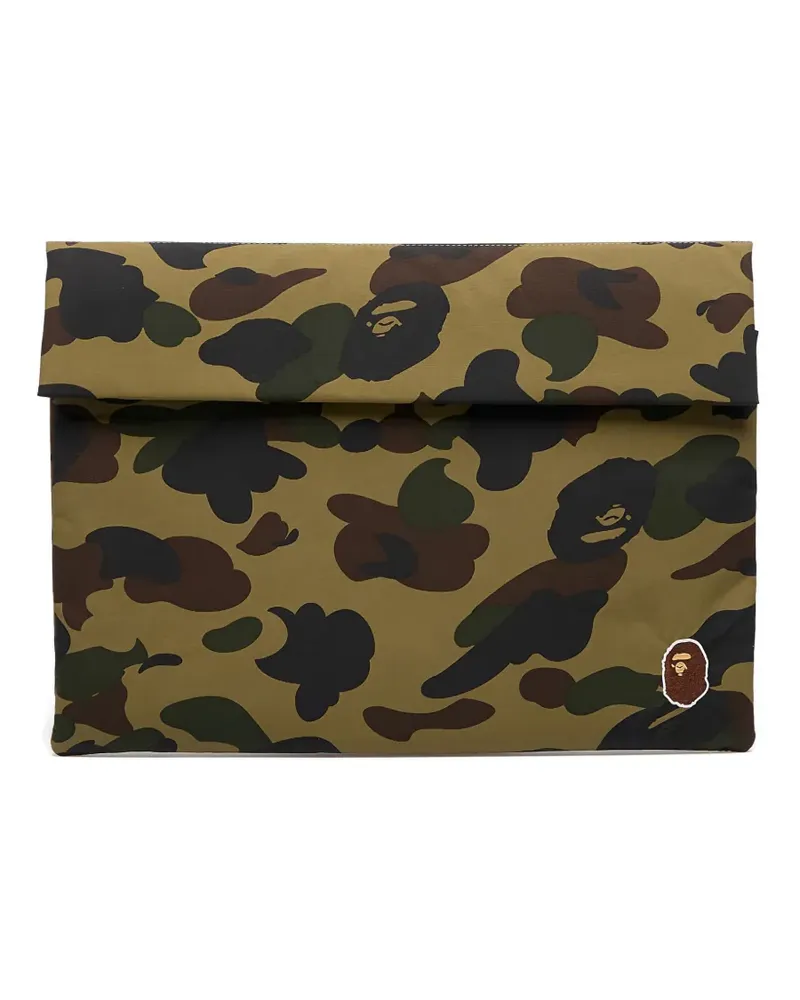 BAPE Camo-pattern laptop bag - Grün Grün